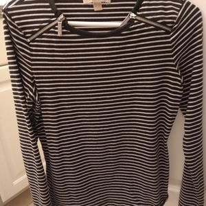 Striped Michael Kors Long Sleeve Shirt